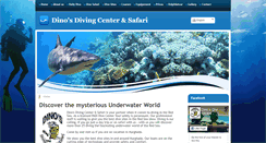 Desktop Screenshot of dinosdiving.com